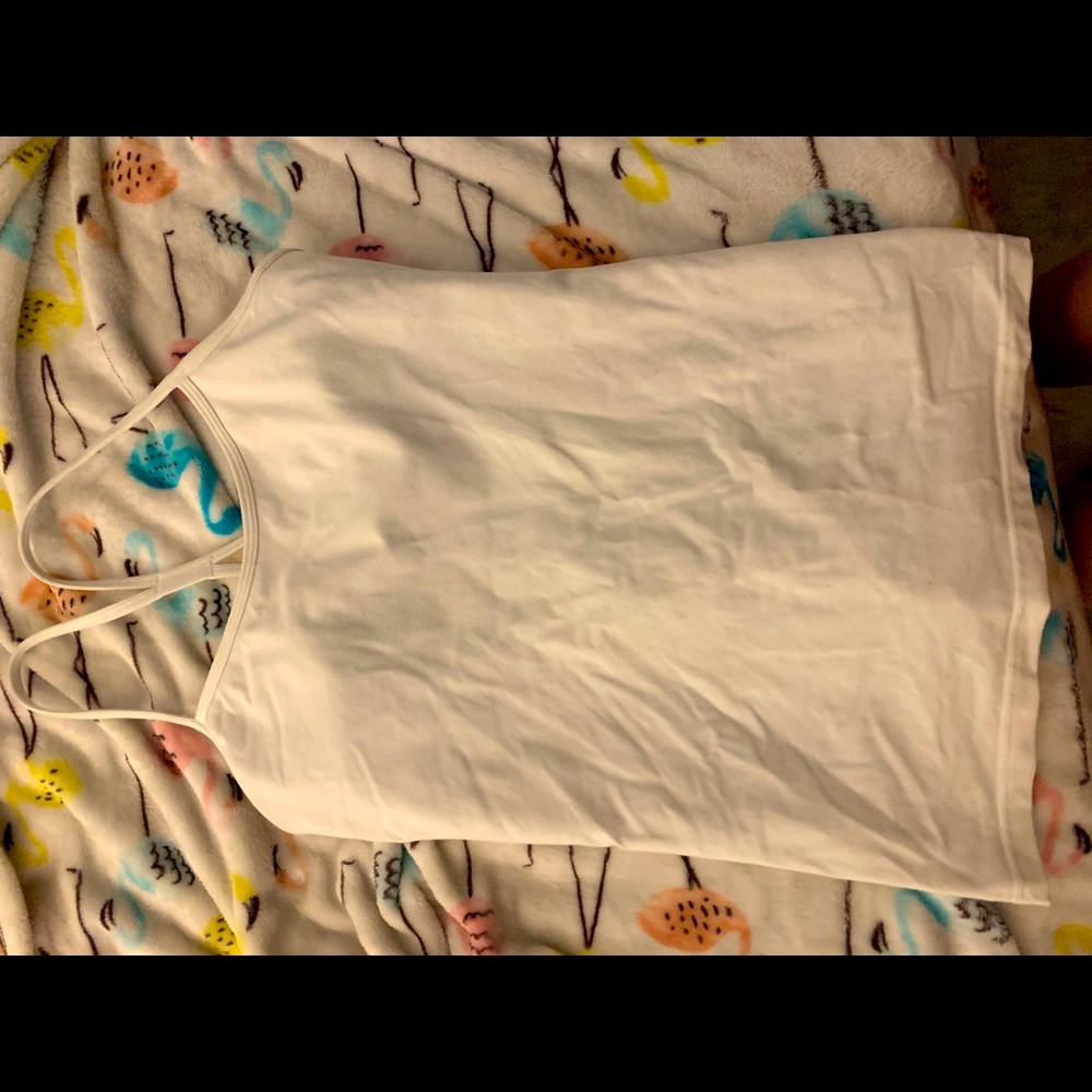 Lululemon white tank size 10